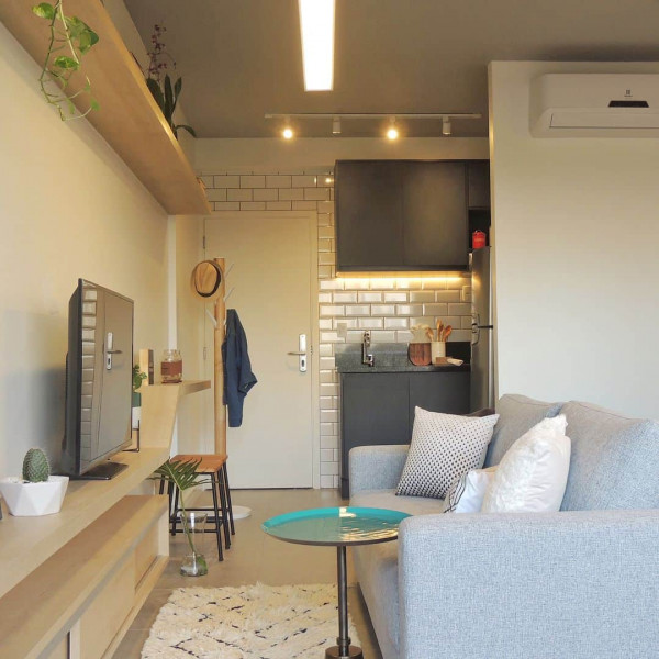 erros comuns decorar kitnet pequena