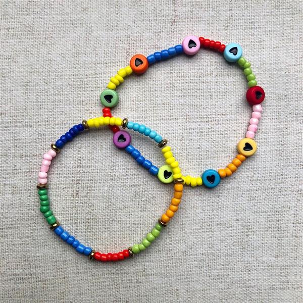 como fazer pulseira de miçanga com nome passo a passo