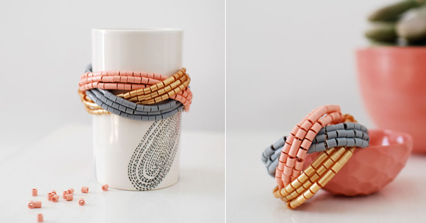 ideias de pulseiras de miçanga para iniciantes