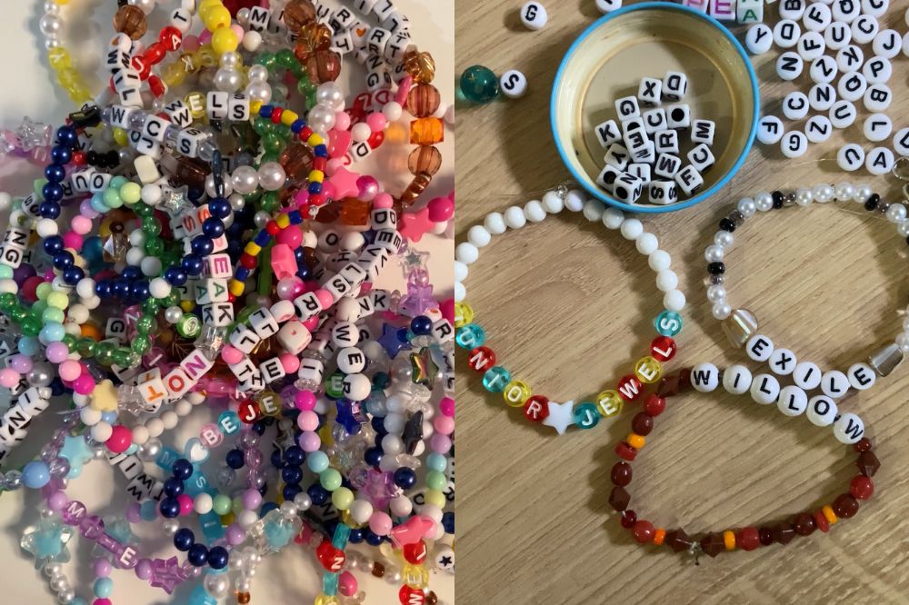 ideias de pulseiras de miçanga para iniciantes