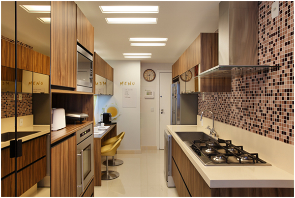 piso vinilico ou ceramica cozinha