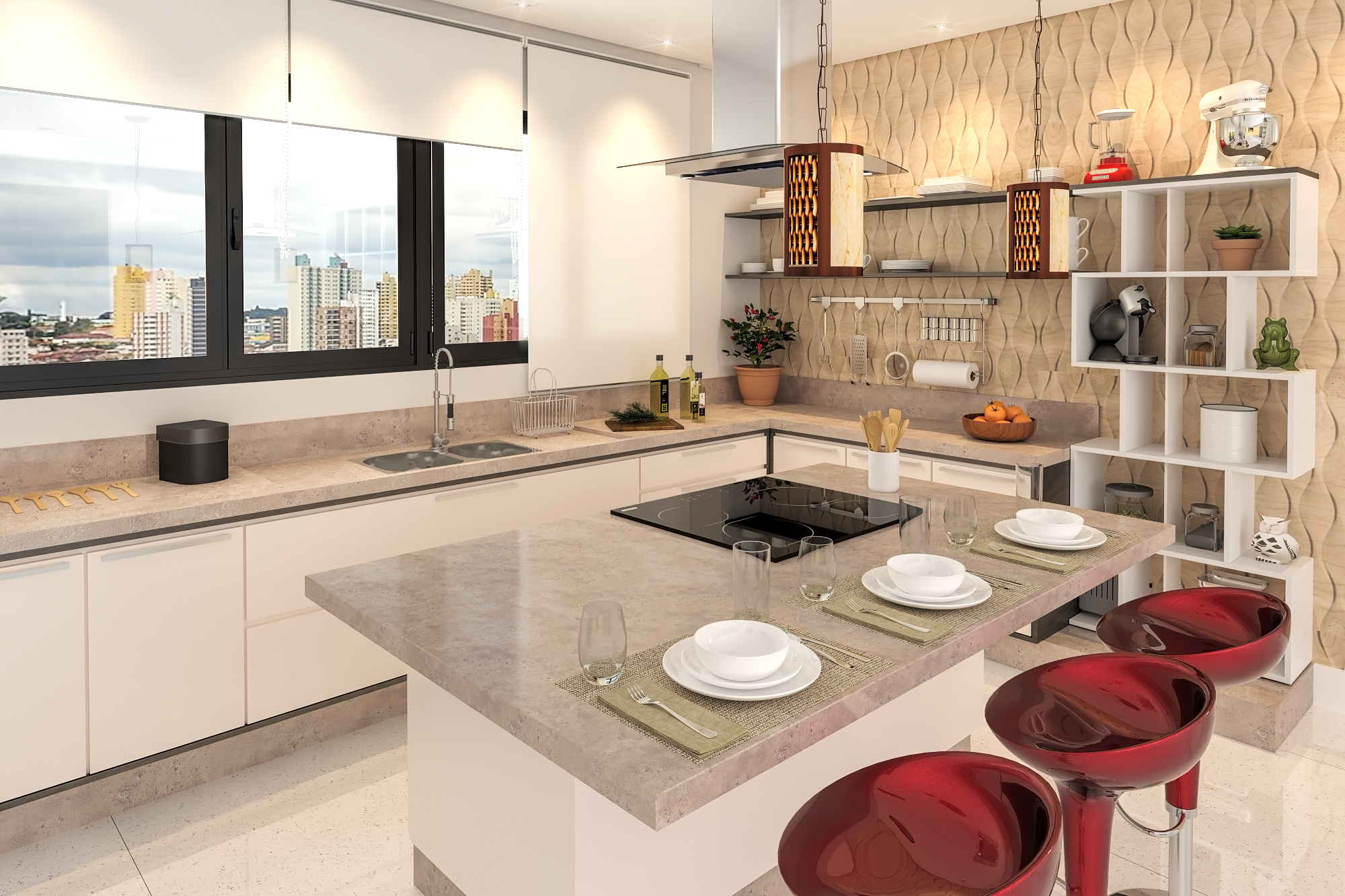 Dimensões e ergonomia: projetando sua ilha de cozinha perfeita