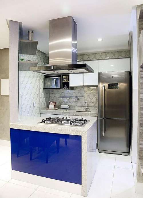 ilha para cozinha pequena