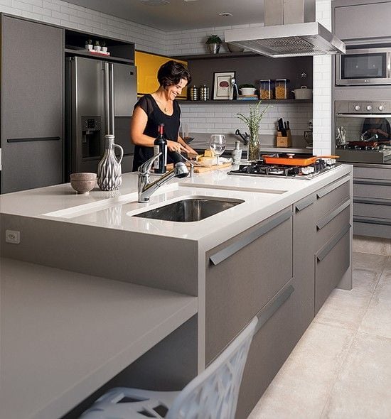 ilha para cozinha pequena