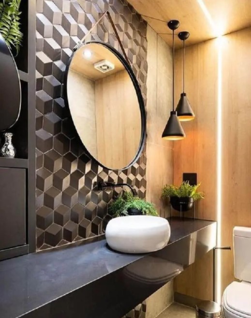 inspiracao iluminacao banheiro pequeno