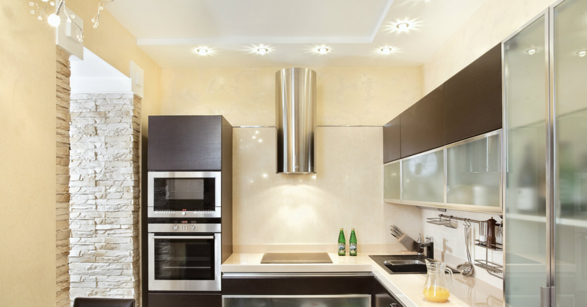 ideias de iluminação para cozinha moderna