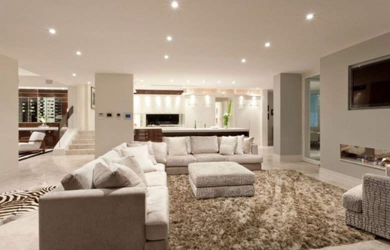 erros comuns iluminacao sala de estar