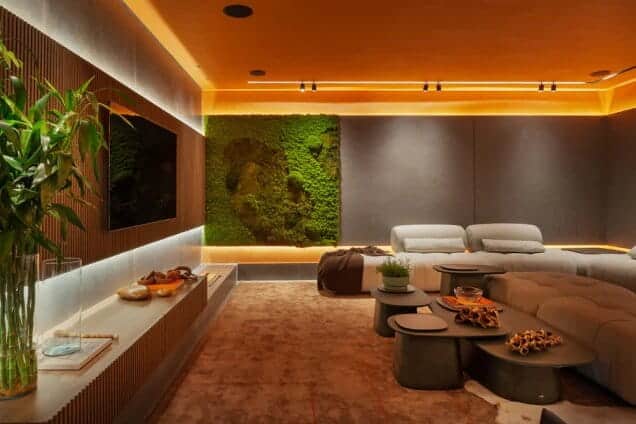 ideias iluminação sala estar pequena