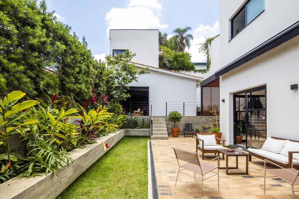 jardim canteiro de muro