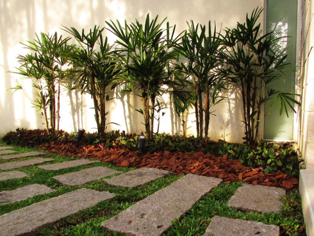 jardim canteiro de muro