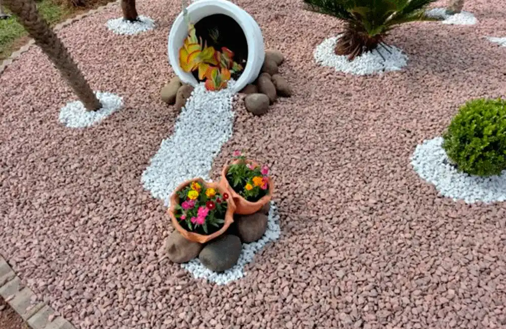 jardim de pedras