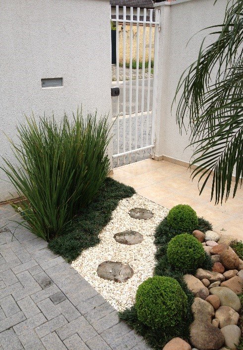 jardim de seixos