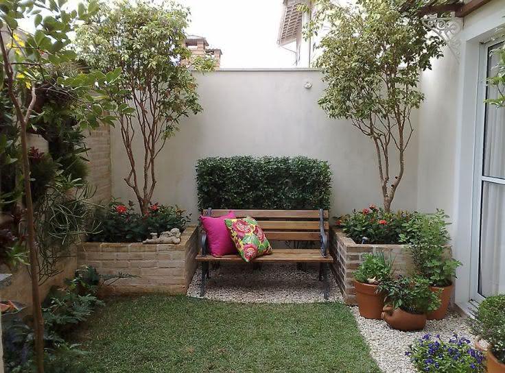 jardim pequeno simples e barato