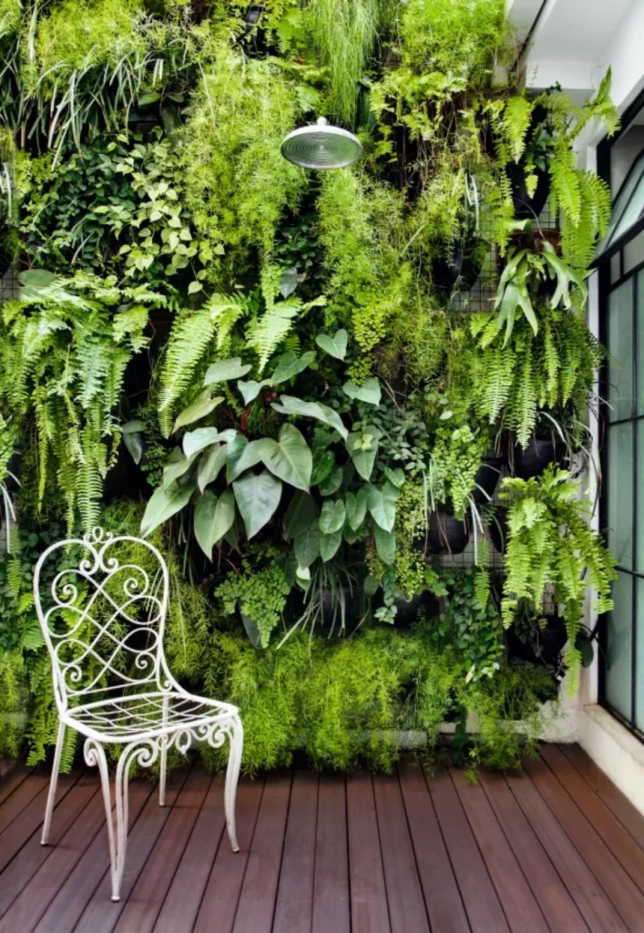 como fazer jardim vertical