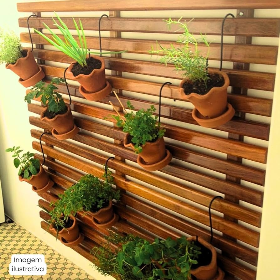jardim vertical com pallets