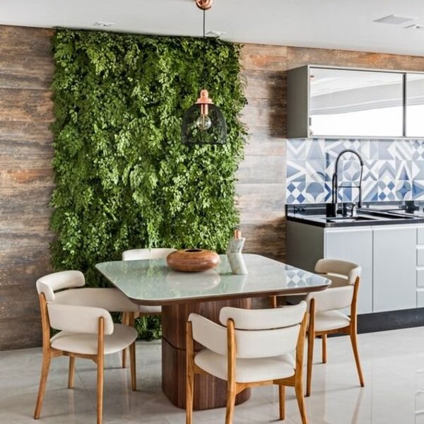 jardim vertical na cozinha