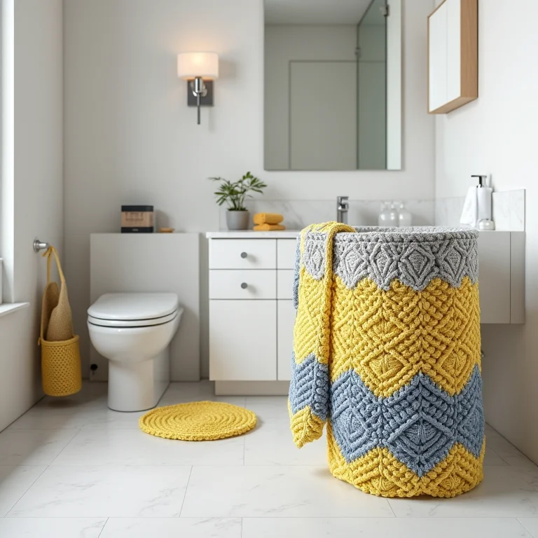 jogo de banheiro croche girassol ou rubi qual o melhor