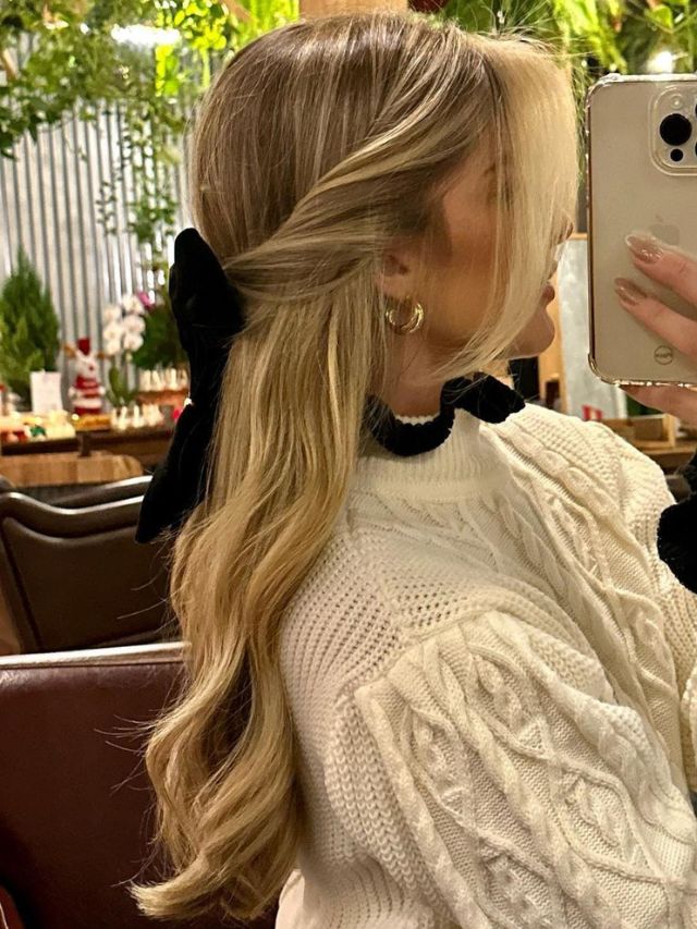 laços de cabelo para formatura infantil