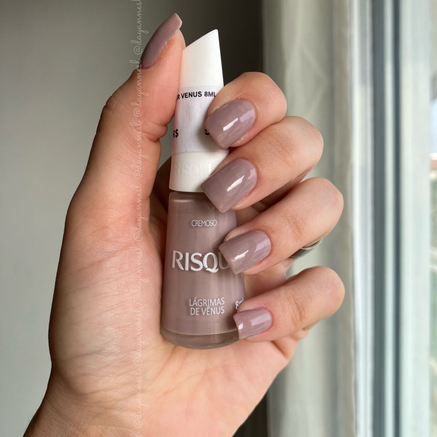 esmalte Risqué Lágrimas de Vênus vs outras marcas