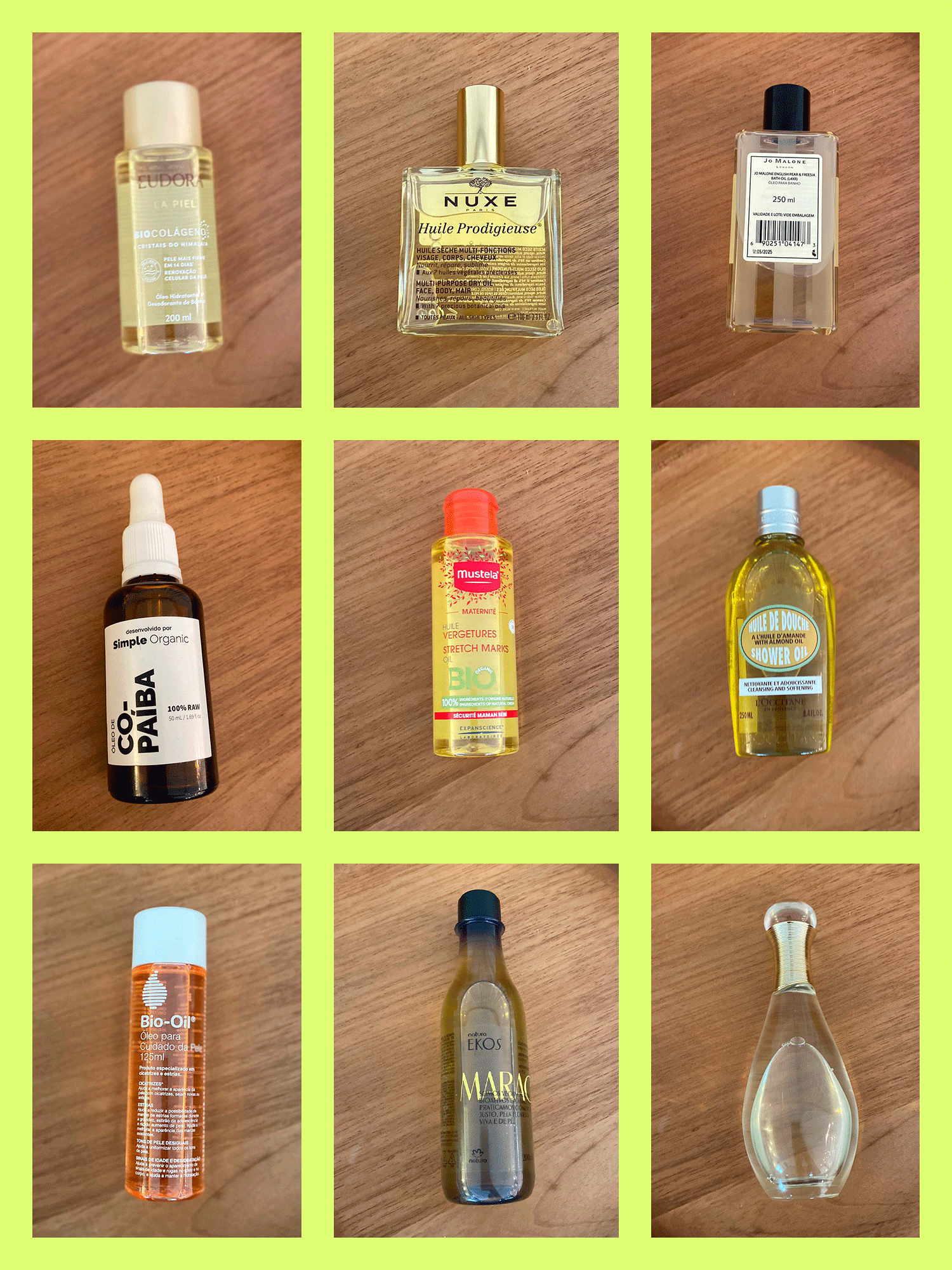 leos essenciais para banho