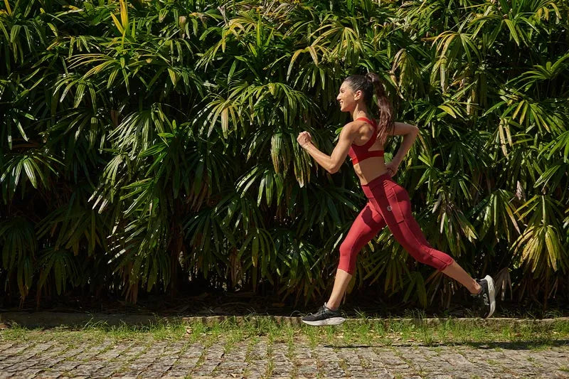 shorts ou legging para correr no parque