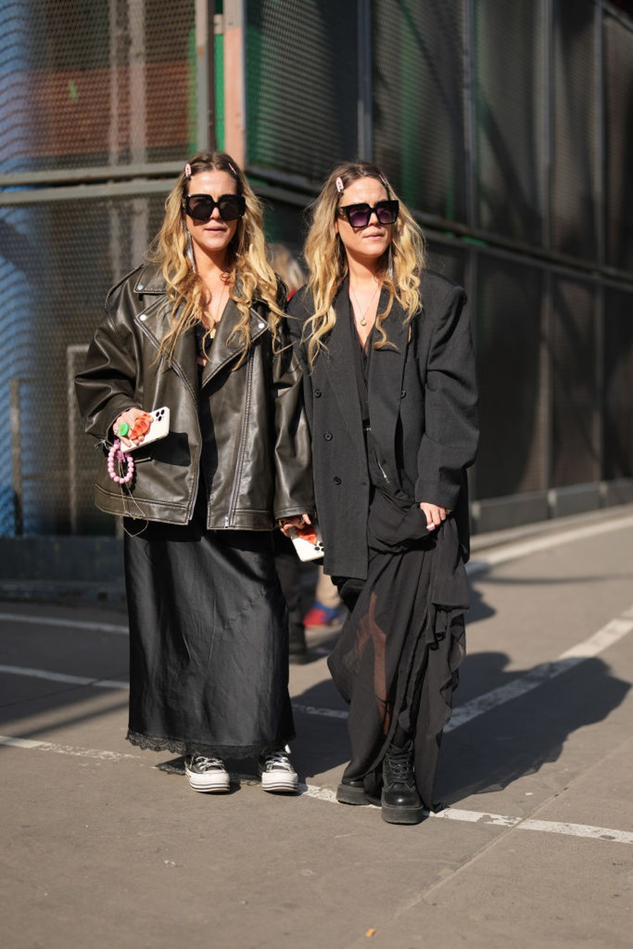 Guia completo de tecidos para looks all black