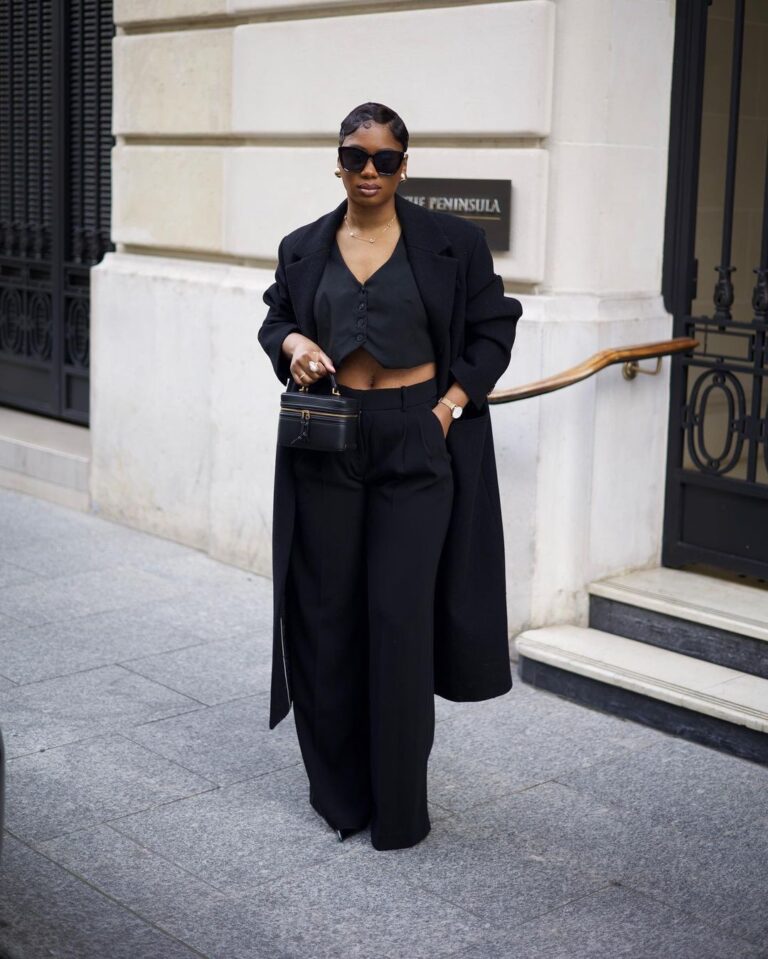 Guia completo de tecidos para looks all black