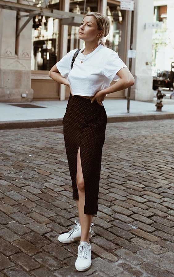 ideias de looks com camiseta branca para o dia a dia