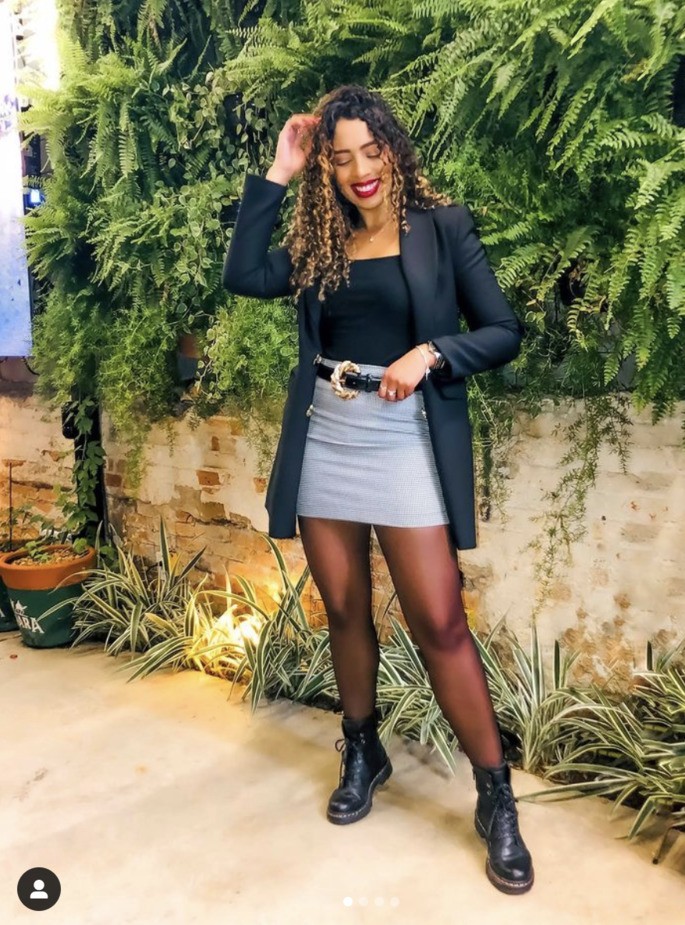 looks com coturno feminino