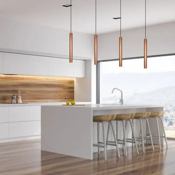 luminarias pendentes para bancada de cozinha