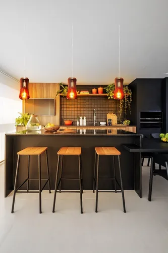 luminarias pendentes para bancada de cozinha