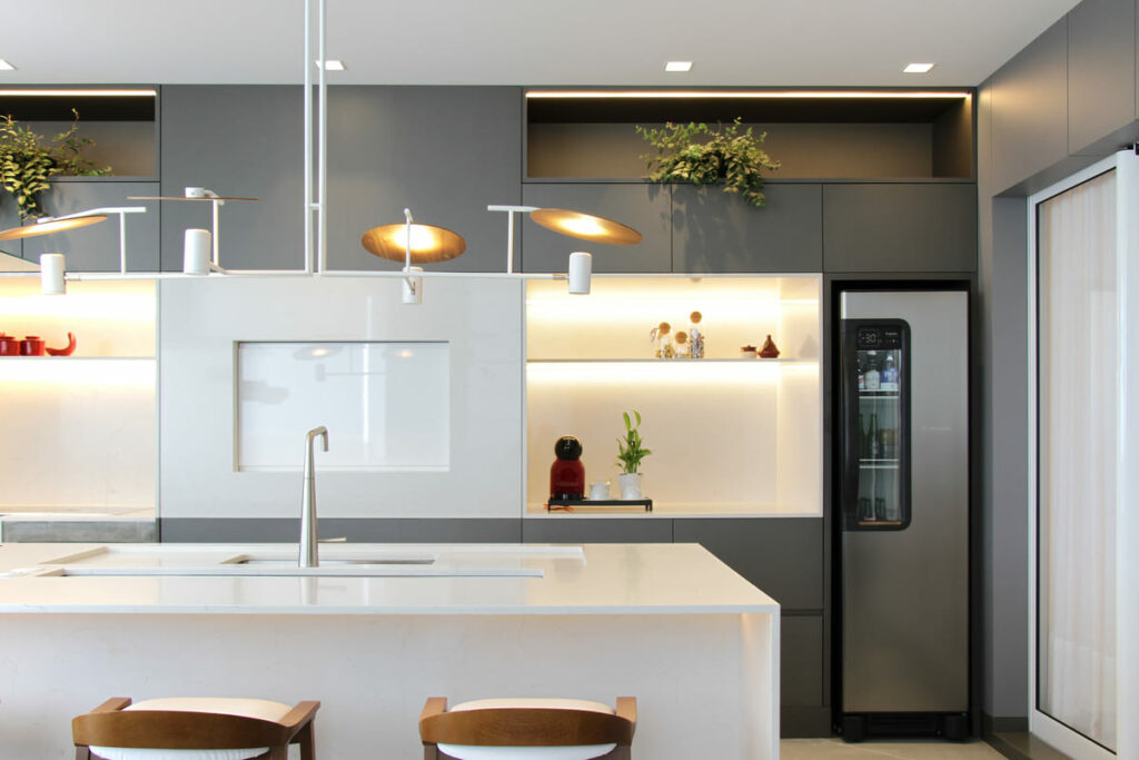 luminarias pendentes para bancada de cozinha