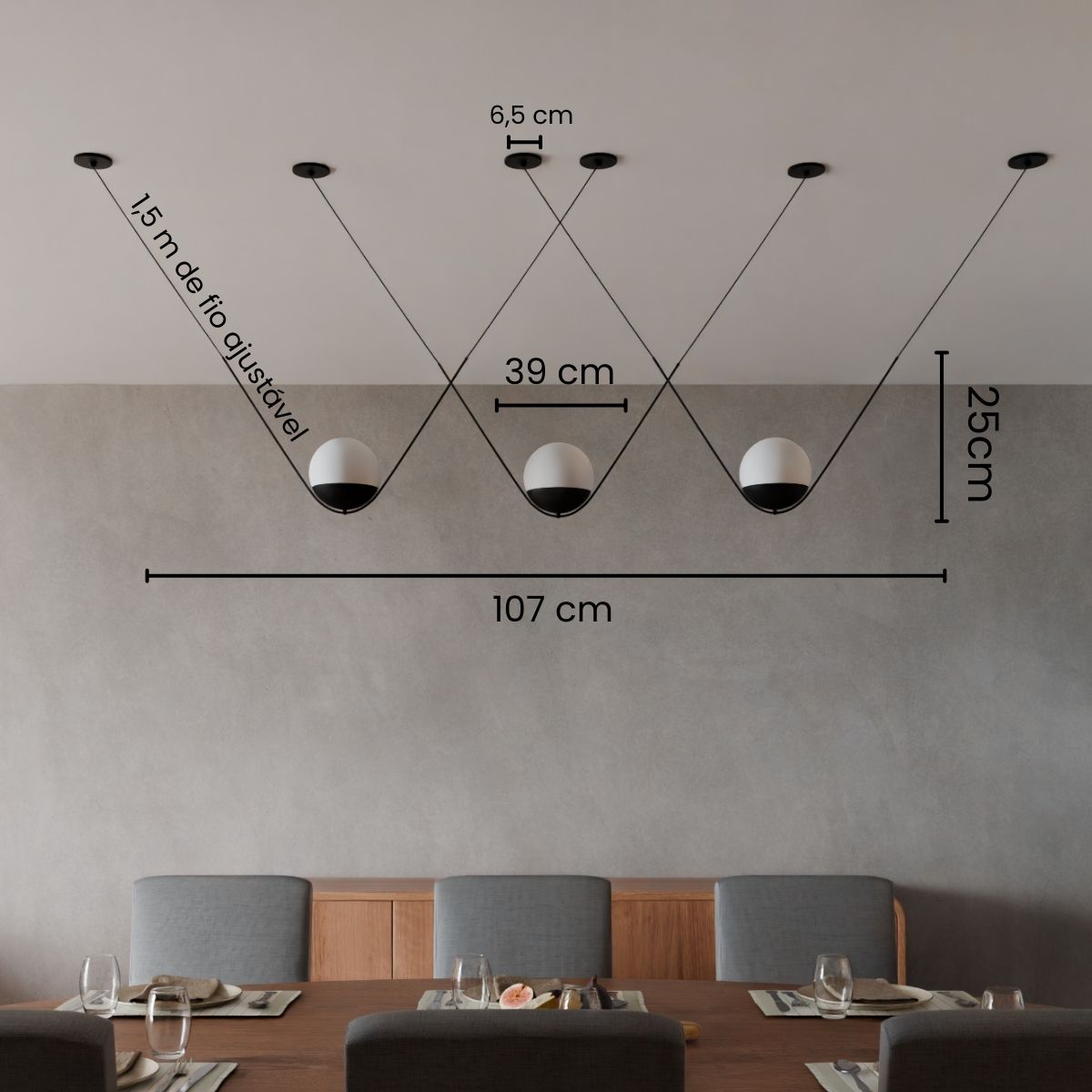 luminarias pendentes para bancada de cozinha