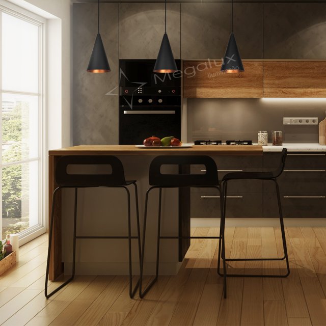 luminarias pendentes para bancada de cozinha