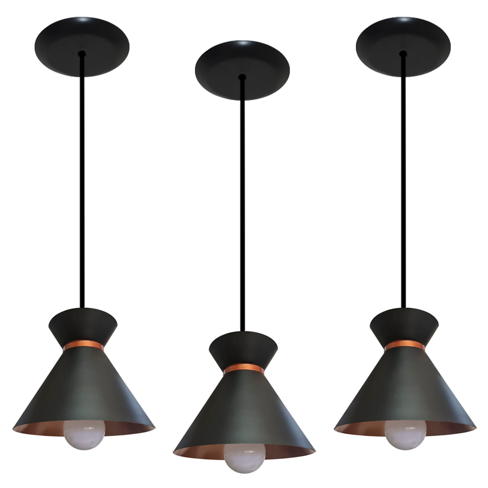 luminarias pendentes para bancada de cozinha