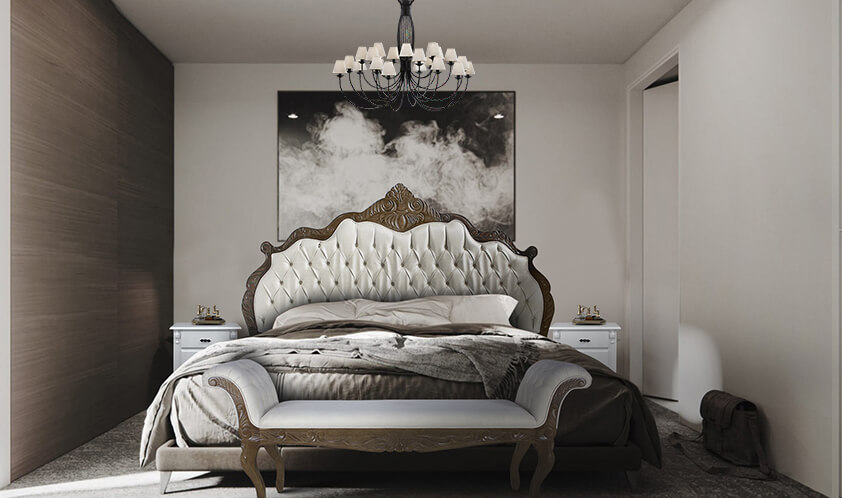 quanto custa um lustre para quarto de casal