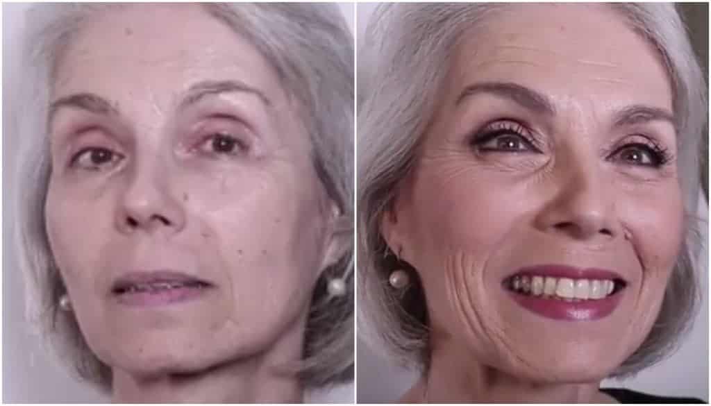 maquiagem para pele madura