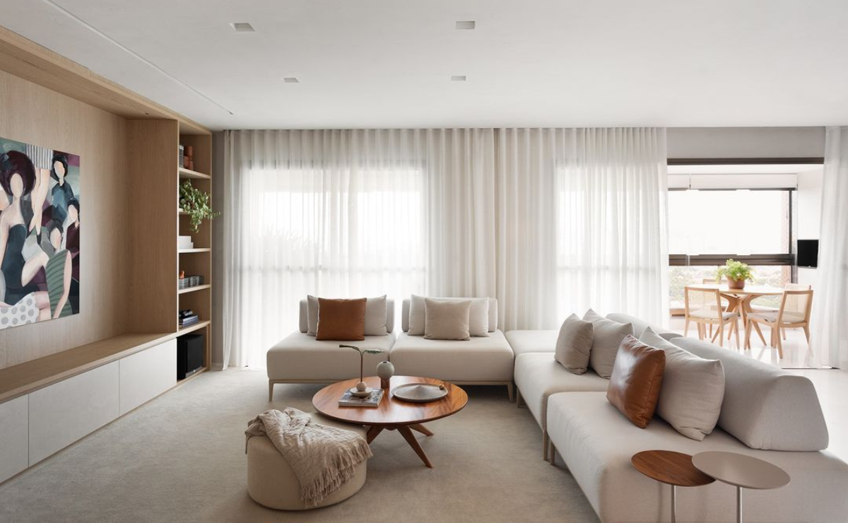 ideias de marcenaria para sala de estar pequena