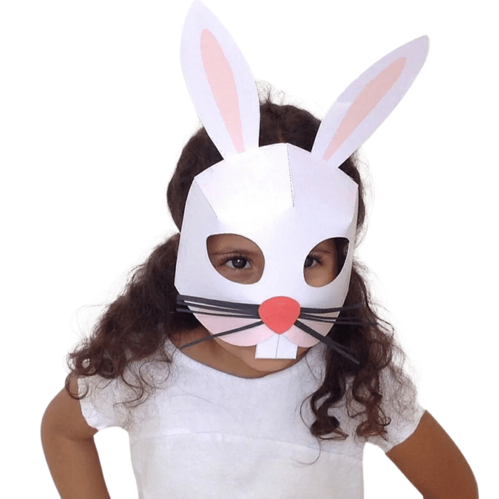 Atividades de Páscoa: Máscaras de Coelho para Crianças