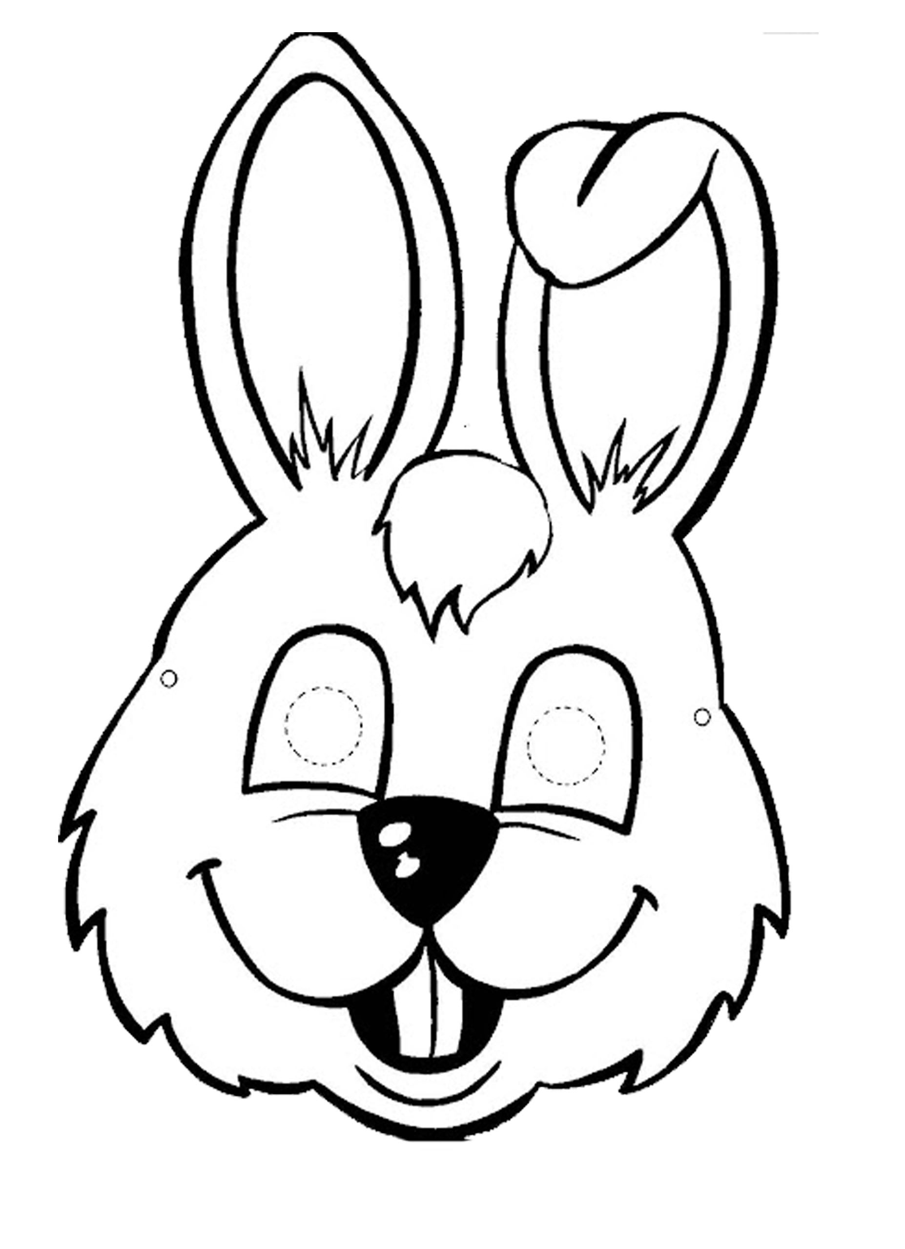 Atividades de Páscoa: Máscaras de Coelho para Crianças