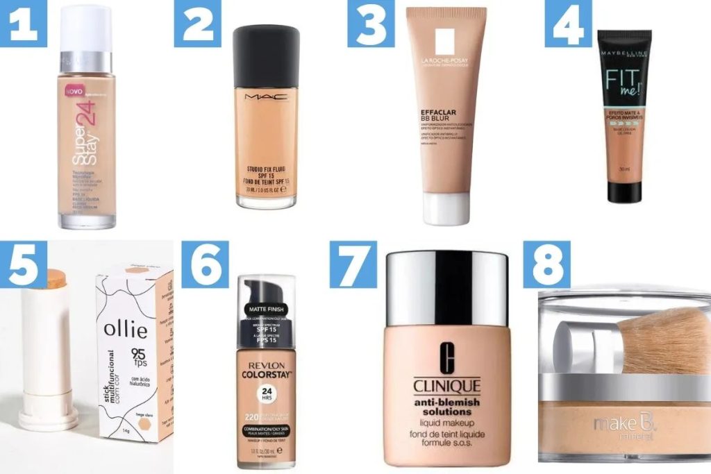 melhor base para pele oleosa