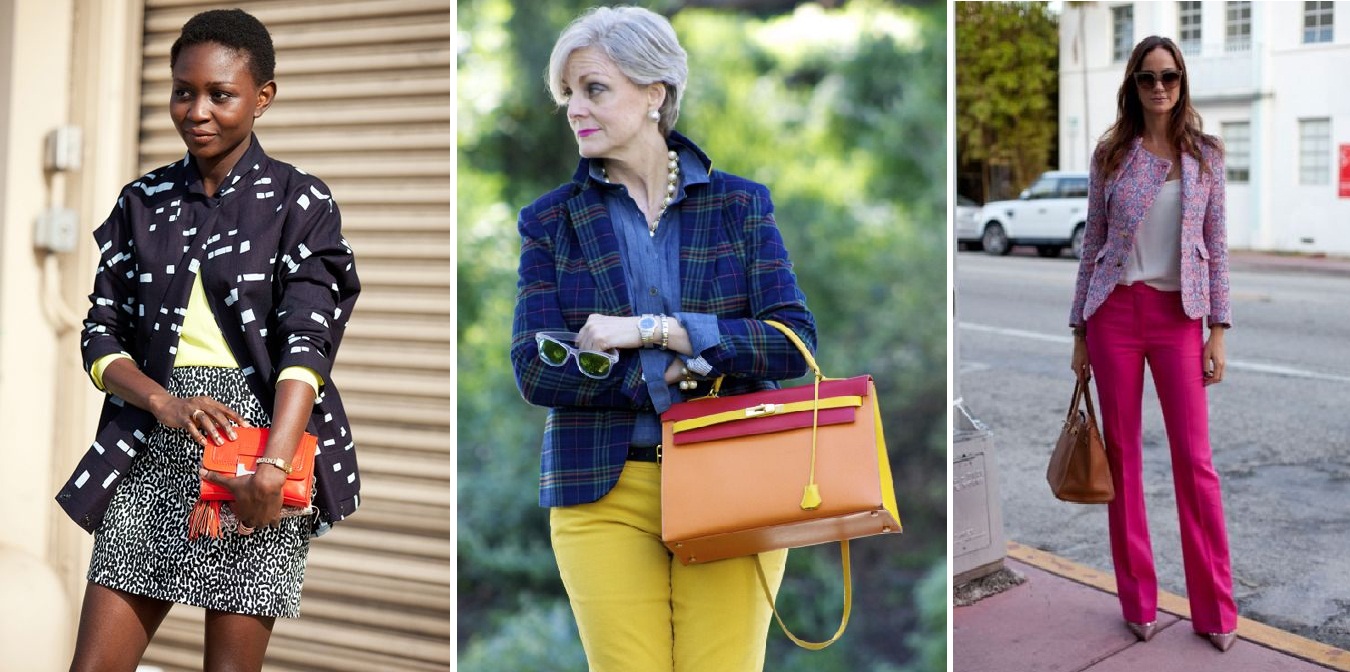 melhor cor de blazer para vestido floral no trabalho