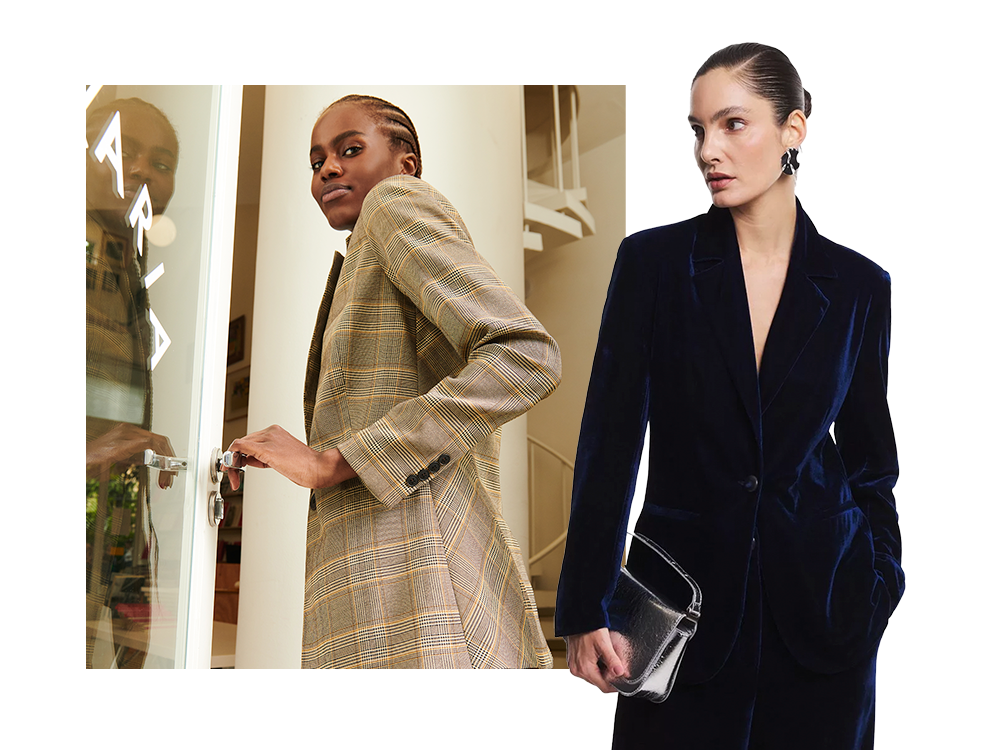 quanto custa um blazer elegante para vestido estampado de trabalho