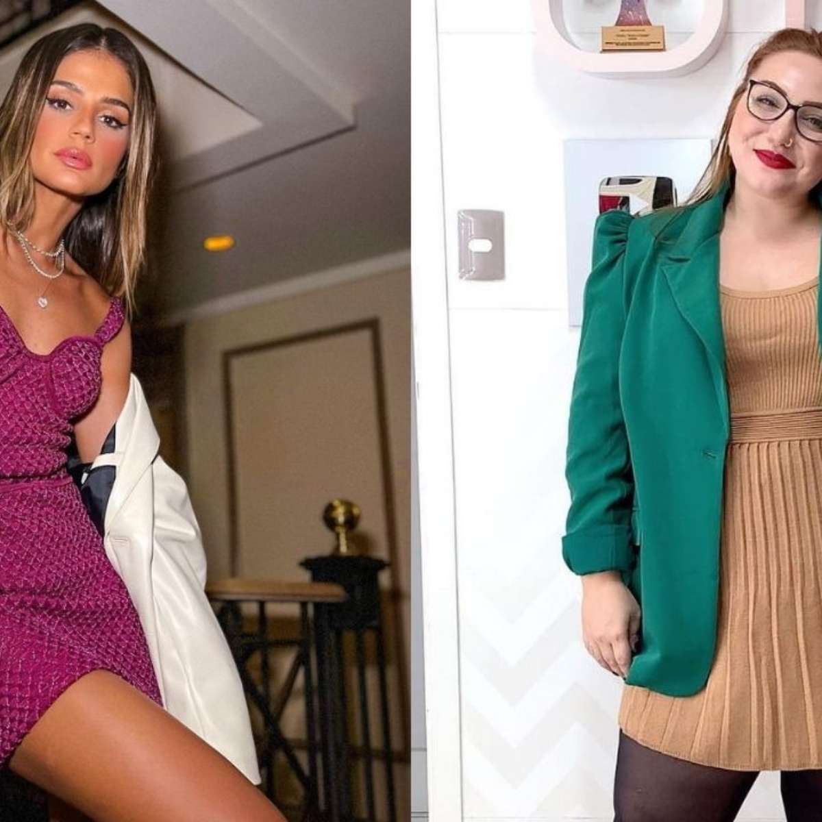 erros ao combinar blazer com vestido estampado no escritório