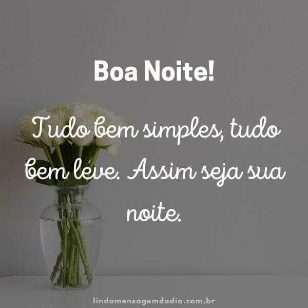 mensagem de boa noite