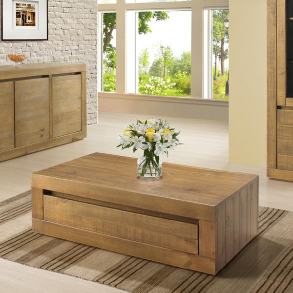 mesa de centro com gavetas