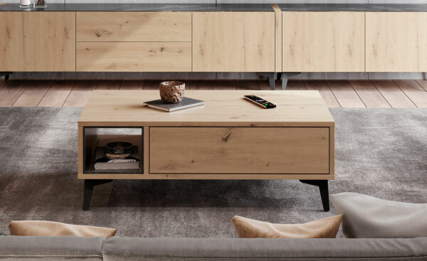 mesa de centro com gavetas