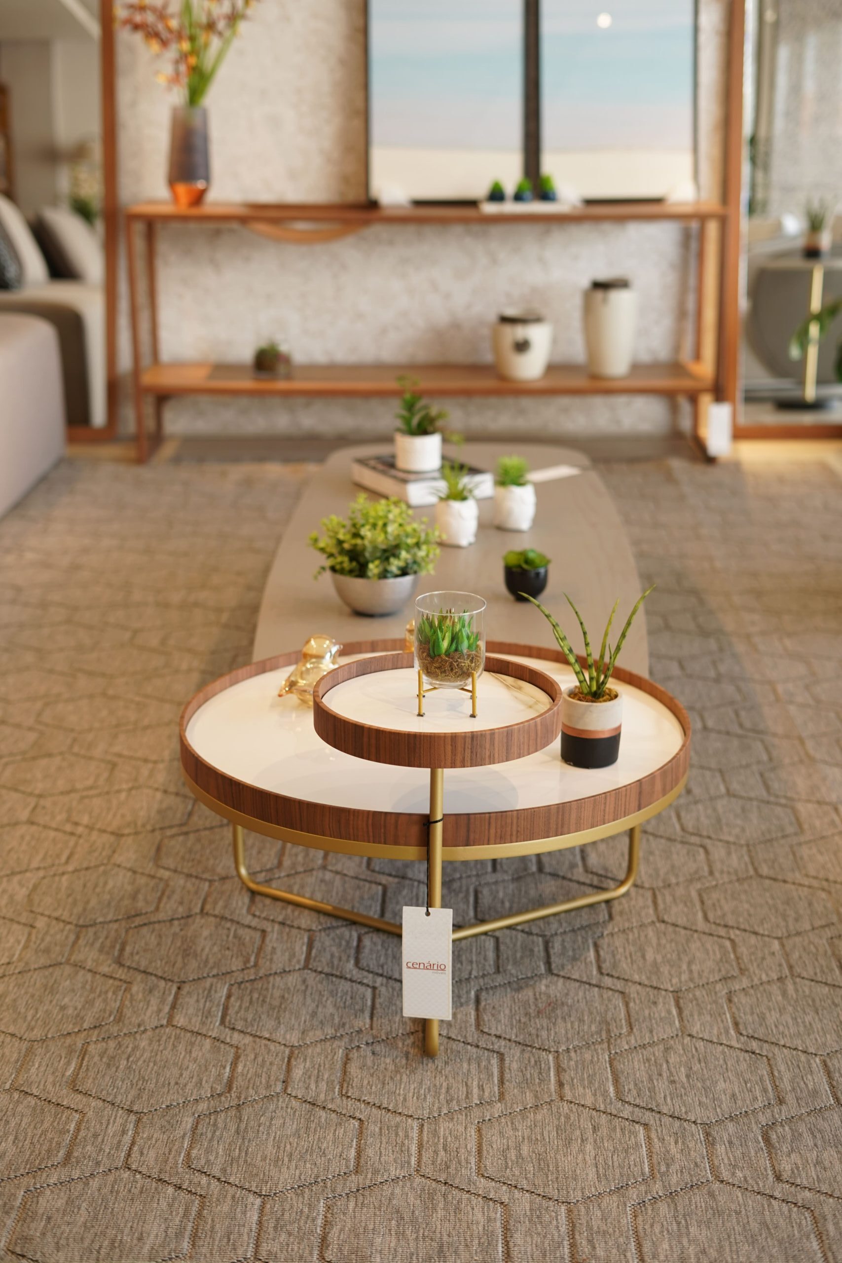 Alternativas à mesa de centro para sala pequena