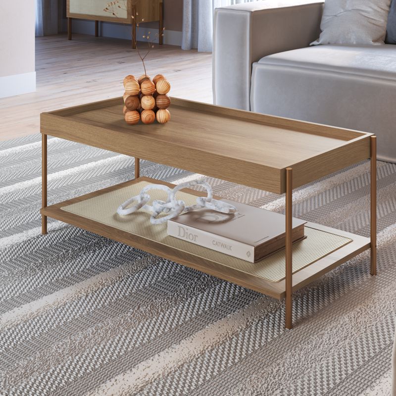 Mesa de centro oval para sala pequena