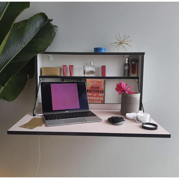 melhores mesas suspensas dobraveis para home office pequeno